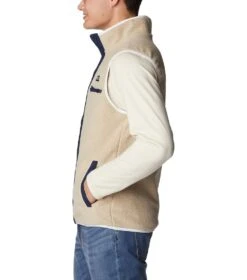 Columbia Helvetia Fleece Vest - Mens Ancient Fossil -Columbia Outfit Shop 1694013495 2013711 271 3