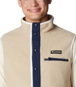 Columbia Helvetia Fleece Vest - Mens Ancient Fossil -Columbia Outfit Shop 1694013496 2013711 271 4