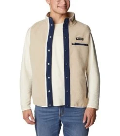 Columbia Helvetia Fleece Vest - Mens Ancient Fossil -Columbia Outfit Shop 1694013498 2013711 271 6