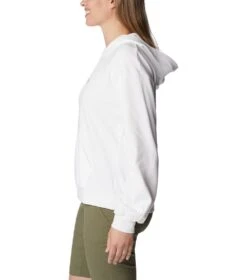 Columbia Logo III French Terry Hd - Womens White / Black Logo -Columbia Outfit Shop 1694013516 2032871 100 3