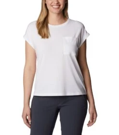 Columbia Boundless Trek Short Sleeve T-Shirt - Womens White