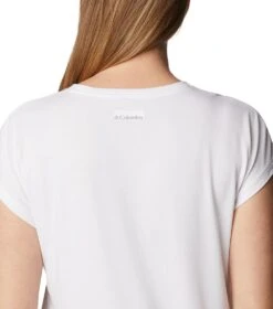 Columbia Boundless Trek Short Sleeve T-Shirt - Womens White -Columbia Outfit Shop 1694013530 2033481 100 5