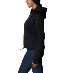 Columbia Boundless Trek Grid Fleece Jacket - Womens Black Heather -Columbia Outfit Shop 1694013565 2033651 010 3
