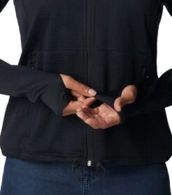 Columbia Boundless Trek Grid Fleece Jacket - Womens Black Heather -Columbia Outfit Shop 1694013567 2033651 010 7