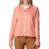Columbia Boundless Trek Grid Fleece Jacket - Womens Summer Peach -Columbia Outfit Shop 1694013570 2033651 828 1