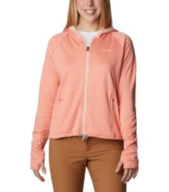 Columbia Boundless Trek Grid Fleece Jacket - Womens Summer Peach