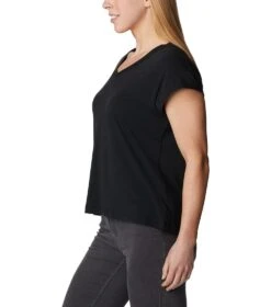 Columbia Boundless Beauty Short Sleeve T-Shirt - Womens Black -Columbia Outfit Shop 1694013576 2034331 010 3