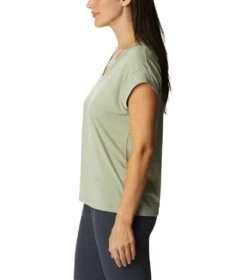 Columbia Boundless Beauty Short Sleeve T-Shirt - Womens Safari -Columbia Outfit Shop 1694013580 2034331 348 3