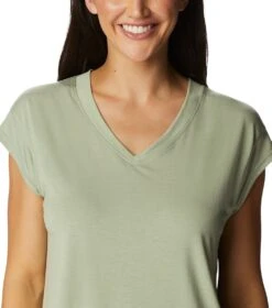 Columbia Boundless Beauty Short Sleeve T-Shirt - Womens Safari -Columbia Outfit Shop 1694013581 2034331 348 4