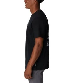 Columbia Explorers Canyon Back T-Shirt - Mens Black / White Border -Columbia Outfit Shop 1694013586 2036451 010 3