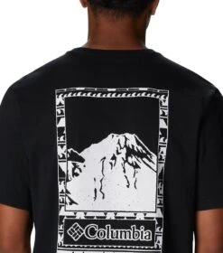Columbia Explorers Canyon Back T-Shirt - Mens Black / White Border -Columbia Outfit Shop 1694013587 2036451 010 5