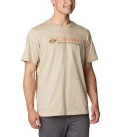 Columbia Deschutes Valley Graphic T-Shirt - Mens Ancient Fossil -Columbia Outfit Shop 1694013597 2036461 271 5