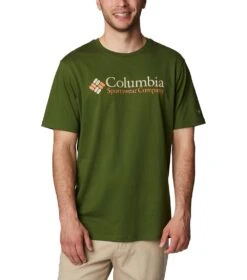 Columbia Deschutes Valley Graphic T-Shirt - Mens Pesto