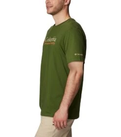 Columbia Deschutes Valley Graphic T-Shirt - Mens Pesto -Columbia Outfit Shop 1694013600 2036461 337 3
