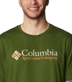 Columbia Deschutes Valley Graphic T-Shirt - Mens Pesto -Columbia Outfit Shop 1694013601 2036461 337 4