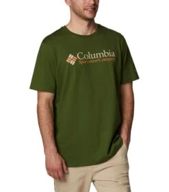 Columbia Deschutes Valley Graphic T-Shirt - Mens Pesto -Columbia Outfit Shop 1694013602 2036461 337 5