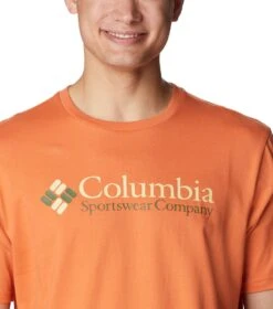 Columbia Deschutes Valley Graphic T-Shirt - Mens Desert Orange -Columbia Outfit Shop 1694013606 2036461 849 4