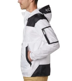 Columbia Challenger Windbreaker - Mens White / Black -Columbia Outfit Shop 1694016135 1714291 101 3