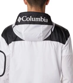 Columbia Challenger Windbreaker - Mens White / Black -Columbia Outfit Shop 1694016136 1714291 101 5