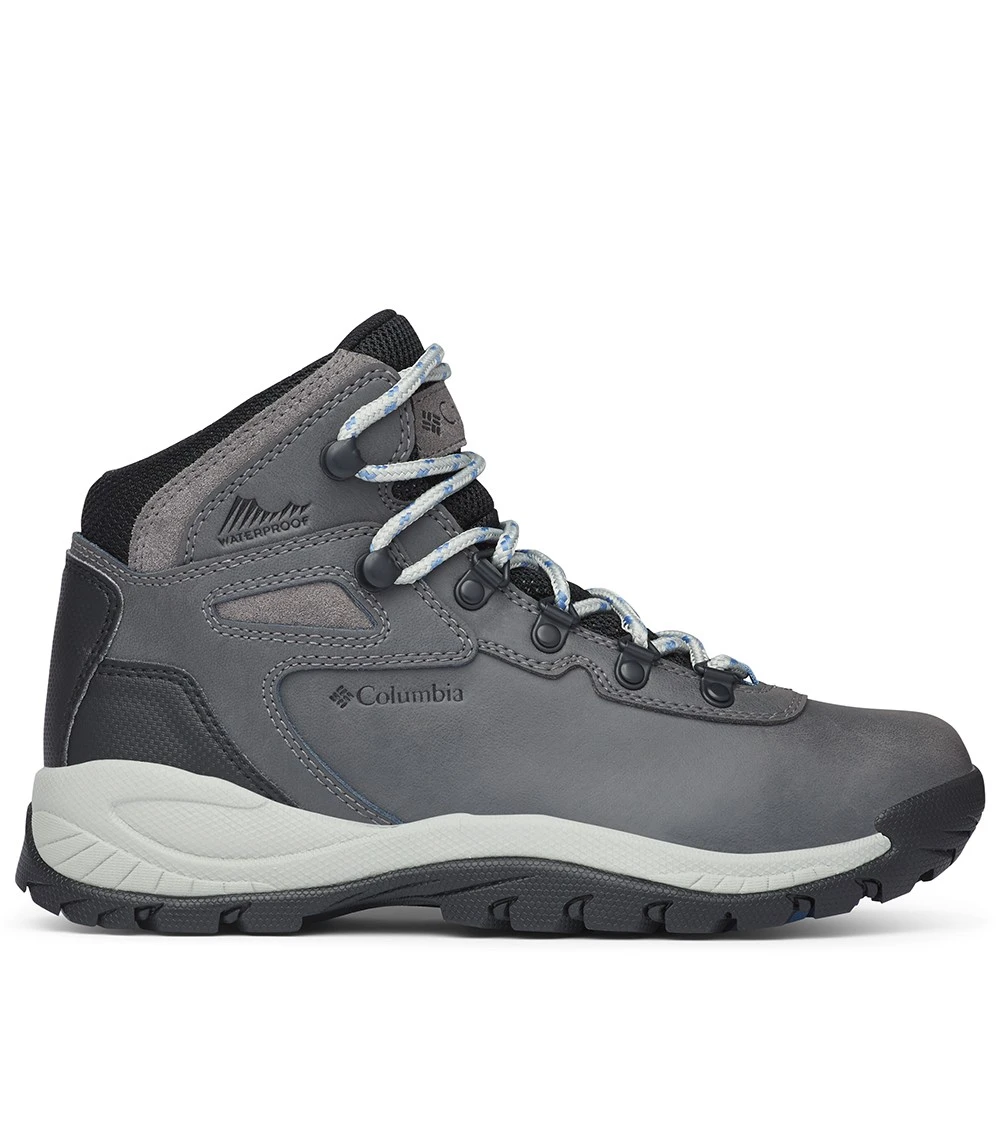 Columbia Newton Ridge Plus Waterproof Hiking Boots - Womens Quarry / Cool Wave 3 Columbia Newton Ridge Plus Waterproof Hiking Boots - Womens Quarry / Cool Wave
