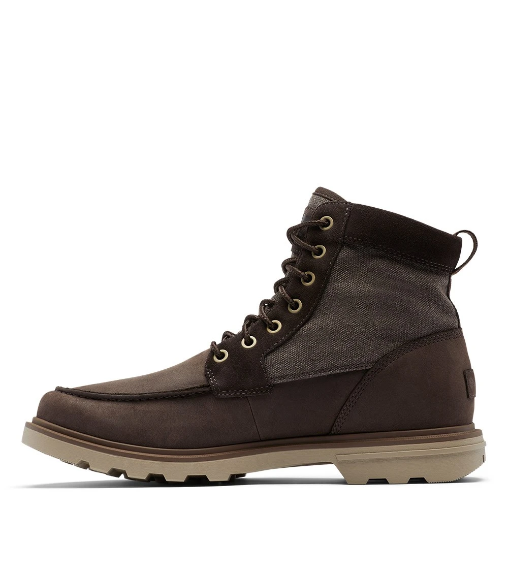 Sorel Carson Moc Waterproof Boots - Mens Blackened Brown / Khaki II 4 Sorel Carson Moc Waterproof Boots - Mens Blackened Brown / Khaki II - Image 2