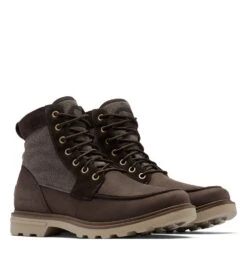 Sorel Carson Moc Waterproof Boots - Mens Blackened Brown / Khaki II 11 Sorel Carson Moc Waterproof Boots - Mens Blackened Brown / Khaki II -Columbia Outfit Shop 1695143139 2009711 205 3