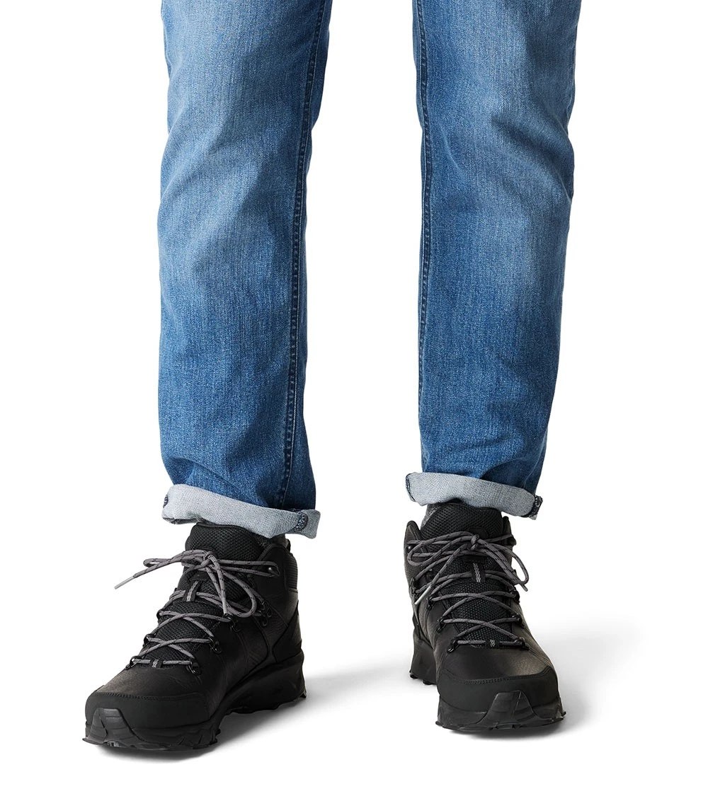 Columbia Peakfreak II Mid OutDry Leather Hiking Shoe - Mens Black / Graphite 13 Columbia Peakfreak II Mid OutDry Leather Hiking Shoe - Mens Black / Graphite - Image 11