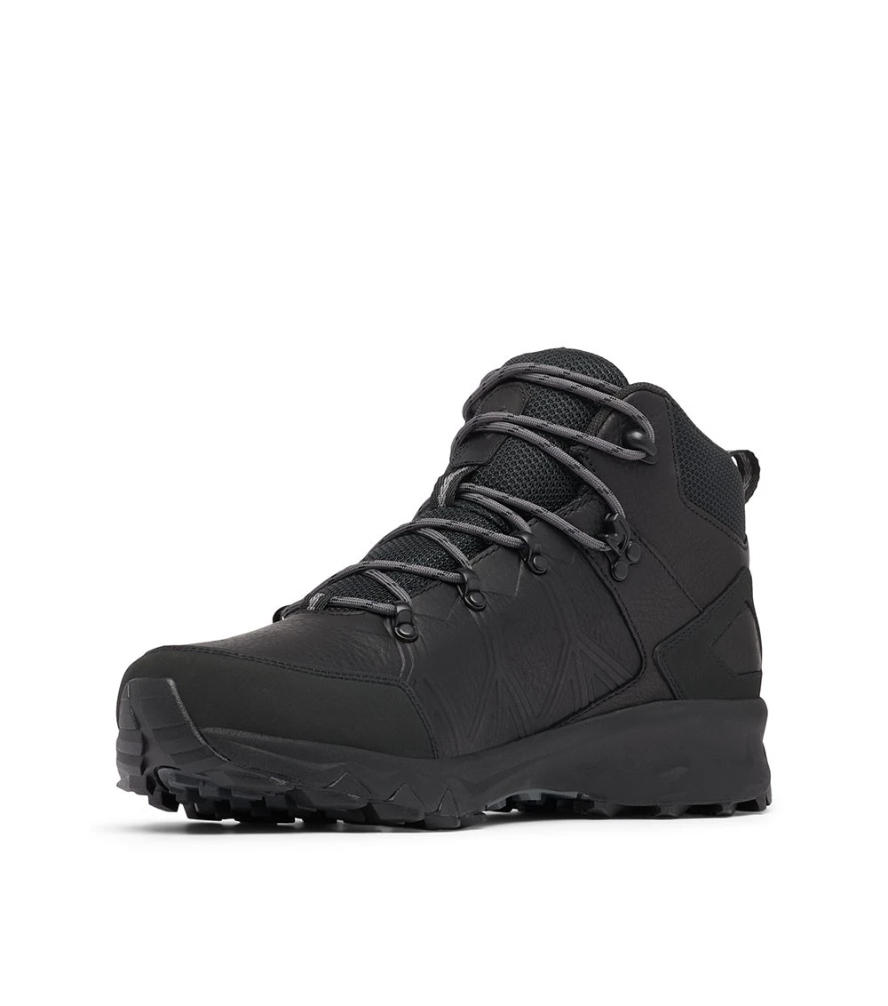 Columbia Peakfreak II Mid OutDry Leather Hiking Shoe - Mens Black / Graphite 6 Columbia Peakfreak II Mid OutDry Leather Hiking Shoe - Mens Black / Graphite - Image 4