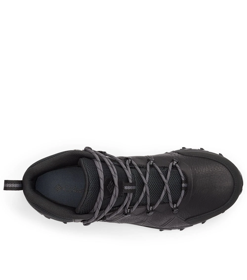 Columbia Peakfreak II Mid OutDry Leather Hiking Shoe - Mens Black / Graphite 10 Columbia Peakfreak II Mid OutDry Leather Hiking Shoe - Mens Black / Graphite - Image 8