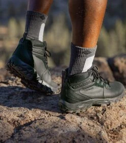 Columbia Newton Ridge Plus II Waterproof Hiking Boots - Wide Fit - Mens Black / Black -Columbia Outfit Shop 1695143187 1594732 011 14