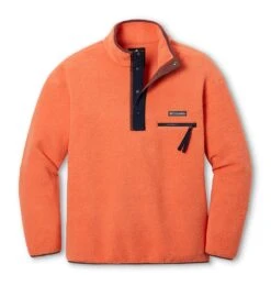 Columbia Helvetia Half Snap Retro Fleece Pullover - Mens Desert Orange -Columbia Outfit Shop 1695143194 1889851 849 6