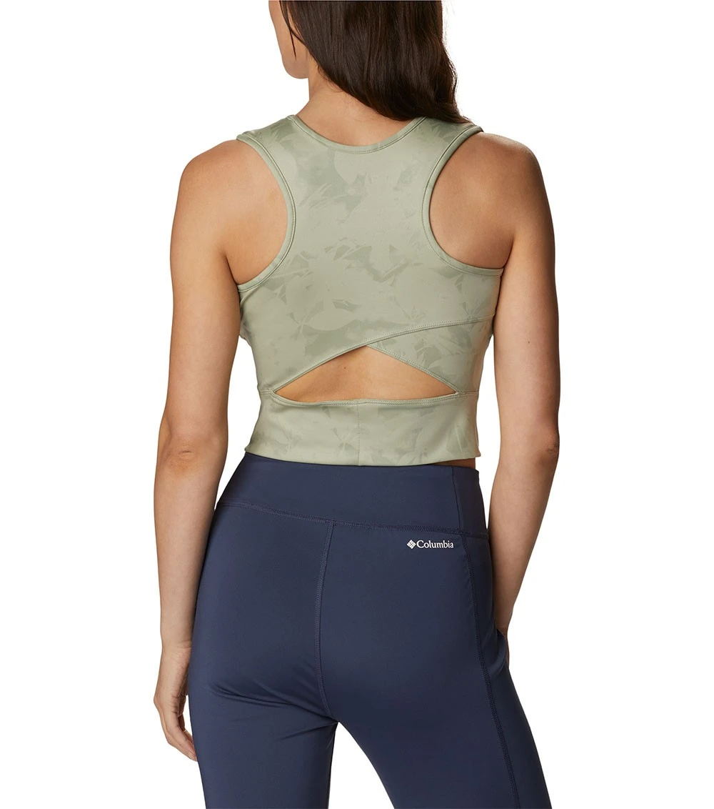 Columbia Windgates II Technical Cropped Top - Womens Safari / Dye Frond 4 Columbia Windgates II Technical Cropped Top - Womens Safari / Dye Frond - Image 2