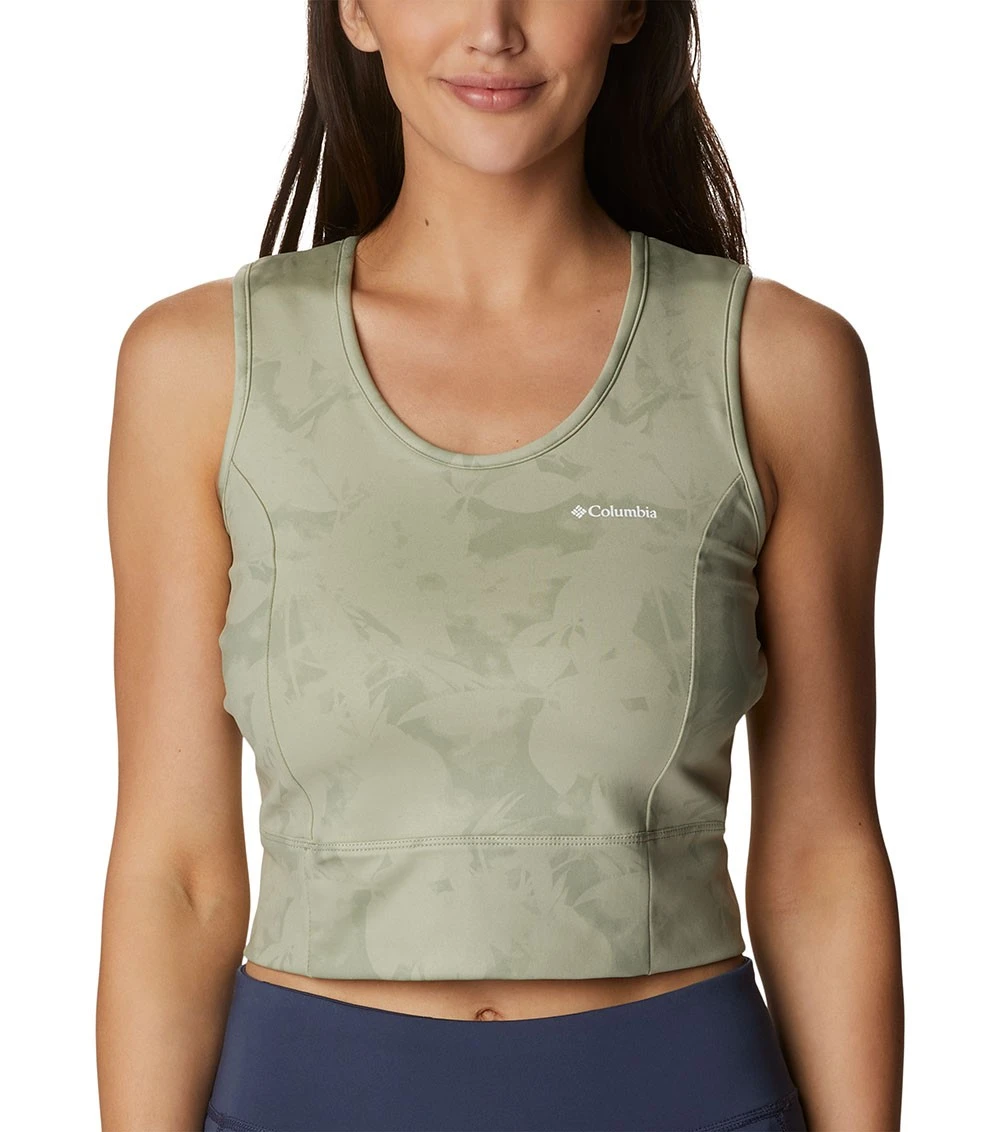Columbia Windgates II Technical Cropped Top - Womens Safari / Dye Frond 6 Columbia Windgates II Technical Cropped Top - Womens Safari / Dye Frond - Image 4