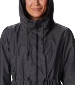 Columbia Lillian Ridge Rain Shell - Womens Black -Columbia Outfit Shop 1695144273 1989291 010 4