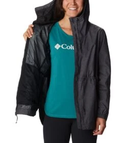Columbia Lillian Ridge Rain Shell - Womens Black -Columbia Outfit Shop 1695144274 1989291 010 5