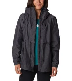 Columbia Lillian Ridge Rain Shell - Womens Black -Columbia Outfit Shop 1695144275 1989291 010 7