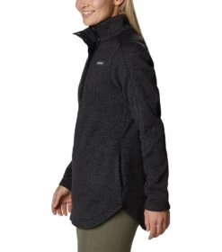 Columbia Sweater Weather Tunic Fleece - Womens Black Heather -Columbia Outfit Shop 1695144287 2012671 010 3