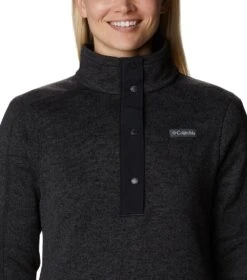 Columbia Sweater Weather Tunic Fleece - Womens Black Heather -Columbia Outfit Shop 1695144288 2012671 010 4