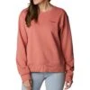 Columbia Lodge Crew IV Sweatshirt - Womens Dark Coral -Columbia Outfit Shop 1695144298 2013071 639 1