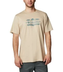 Columbia Explorers Canyon Back T-Shirt - Mens Ancient Fossil