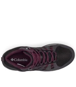 Columbia Redmond V2 Waterproof Mid Hiking Shoes - Womens Black / Black Cherry -Columbia Outfit Shop 1695145819 1865321 010 8