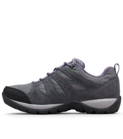 Columbia Redmond V2 Waterproof Hiking Shoes - Womens Ti Grey Steel / Plum Purple -Columbia Outfit Shop 1695145821 1865361 033 3