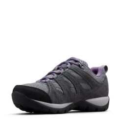 Columbia Redmond V2 Waterproof Hiking Shoes - Womens Ti Grey Steel / Plum Purple -Columbia Outfit Shop 1695145822 1865361 033 4