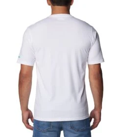 Columbia CSC Seasonal Organic Logo Tee - Mens White Framed Purple -Columbia Outfit Shop 1695223804 1991031 104 4