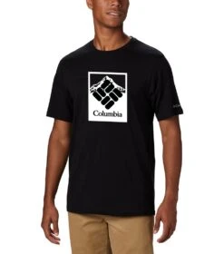 Columbia CSC Seasonal Organic Logo Tee - Mens Black Framed Folly