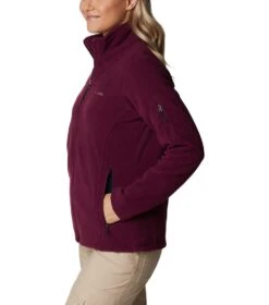 Columbia Fast Trek II Full Zip Fleece Jacket - Womens Marionberry -Columbia Outfit Shop 1695227396 1465351 617 3