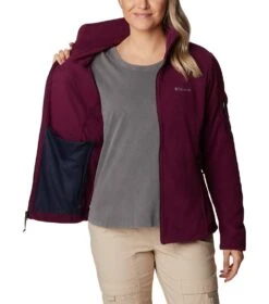 Columbia Fast Trek II Full Zip Fleece Jacket - Womens Marionberry -Columbia Outfit Shop 1695227397 1465351 617 5