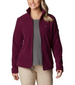 Columbia Fast Trek II Full Zip Fleece Jacket - Womens Marionberry -Columbia Outfit Shop 1695227398 1465351 617 7