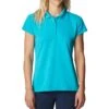 Columbia PFG Innisfree S/S Polo - Womens Ocean Teal -Columbia Outfit Shop 1695227535 FL6087 444 1