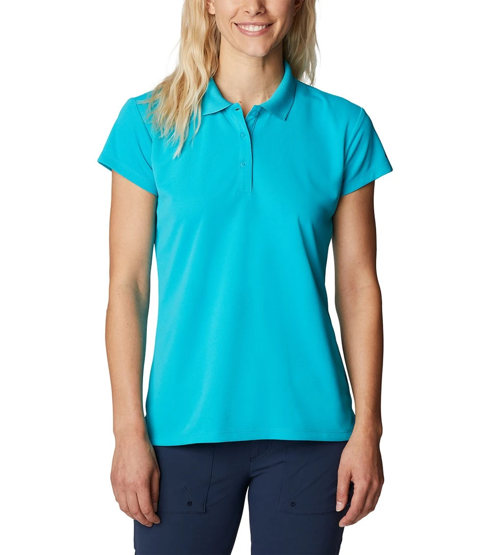 Columbia PFG Innisfree S/S Polo - Womens Ocean Teal 3 Columbia PFG Innisfree S/S Polo - Womens Ocean Teal